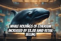 Whale Holdings of Ethereum Increased by $3.8B Amid Retail Selling