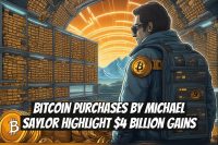 Bitcoin Purchases by Michael Saylor Highlight $4 Billion Gains