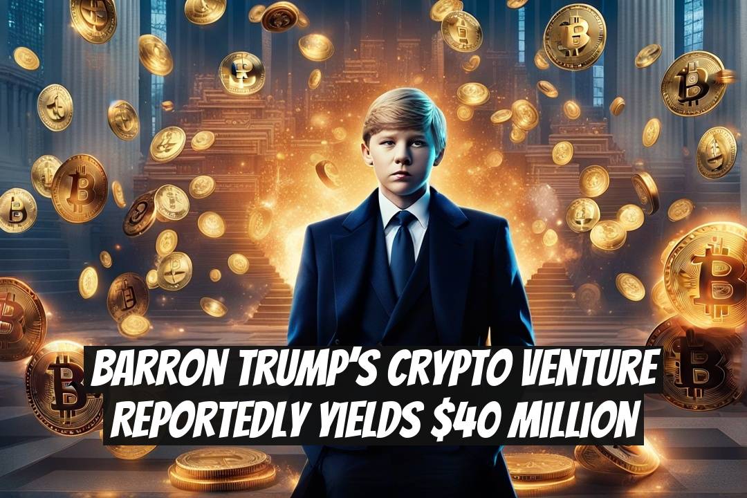 Barron Trump’s Crypto Venture Reportedly Yields $40 Million