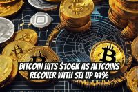 Bitcoin Hits $106K as Altcoins Recover with SEI Up 41%