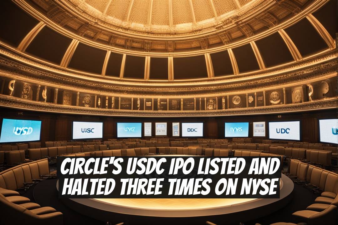 Circle's USDC IPO Listed and Halted Three Times on NYSE