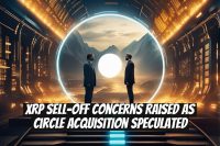 XRP Sell-Off Concerns Raised as Circle Acquisition Speculated