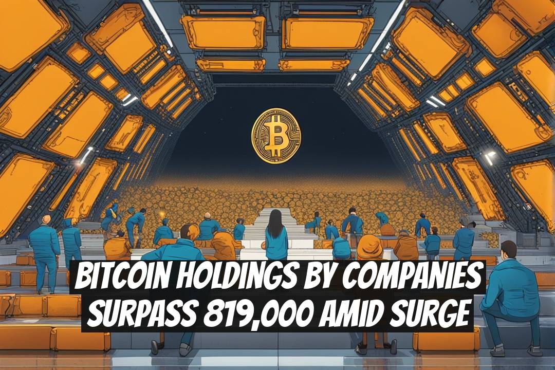 Bitcoin Holdings by Companies Surpass 819,000 Amid Surge