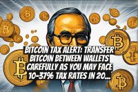 Bitcoin Tax Alert: Transfer Bitcoin Between Wallets Carefully as You May Face 10-37% Tax Rates in 2025 With New IRS Rules.