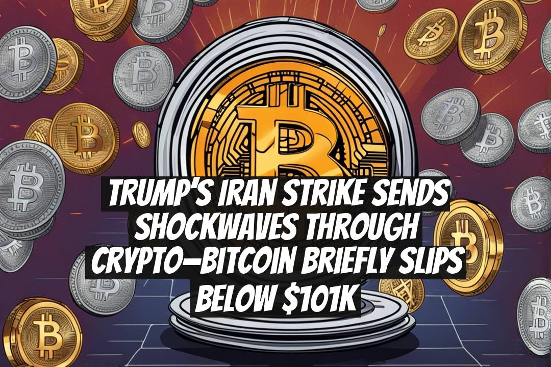 Trump’s Iran Strike Sends Shockwaves Through Crypto—Bitcoin Briefly Slips Below $101K