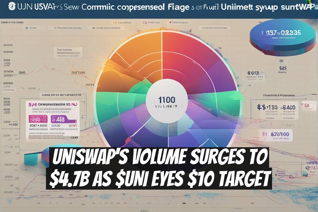 Uniswap's Volume Surges to $4.7B as $UNI Eyes $10 Target