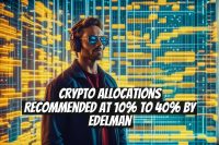 Crypto Allocations Recommended at 10% to 40% by Edelman