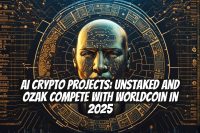 AI Crypto Projects: Unstaked and Ozak Compete With Worldcoin in 2025