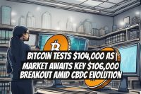 Bitcoin Tests $104,000 as Market Awaits Key $106,000 Breakout Amid CBDC Evolution