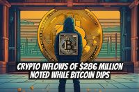 Crypto Inflows of $286 Million Noted While Bitcoin Dips