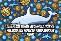 Ethereum Whale Accumulation of 48,825 ETH Noticed Amid Market Panic