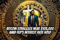 Bitcoin Struggles Near $105,000 Amid Fed's Interest Rate Hold