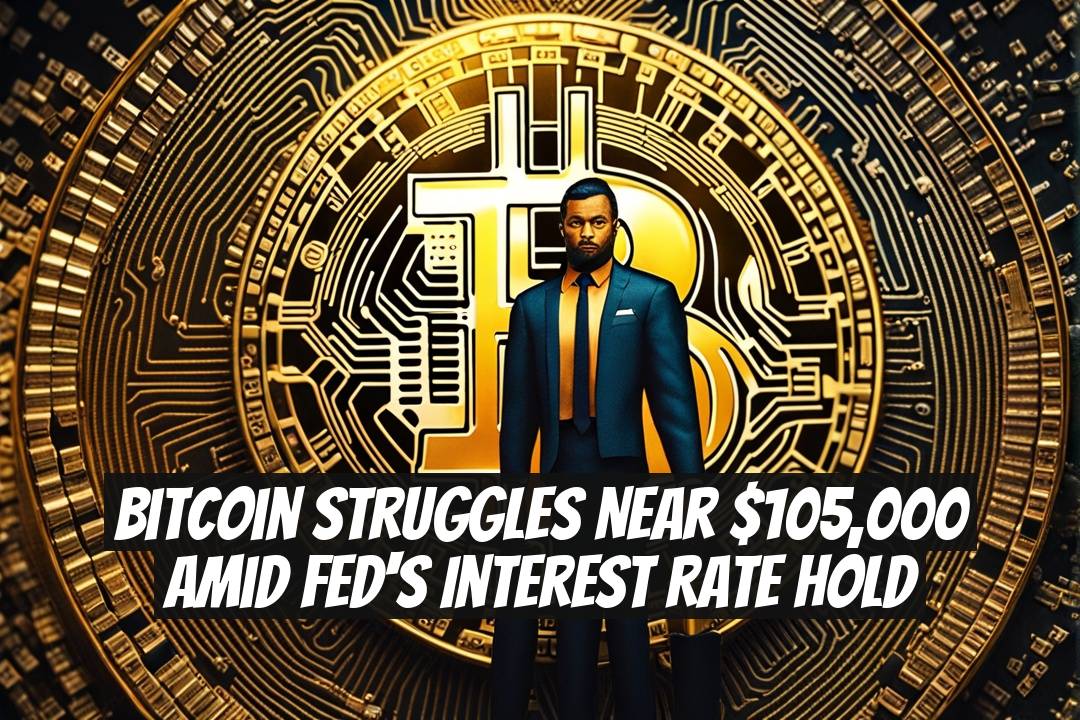 Bitcoin Struggles Near $105,000 Amid Fed's Interest Rate Hold