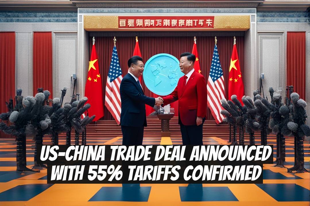 US-China Trade Deal Announced with 55% Tariffs Confirmed