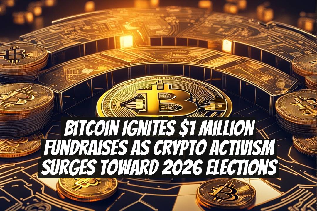 Bitcoin Ignites $1 Million Fundraises as Crypto Activism Surges Toward 2026 Elections