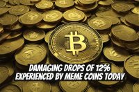 Damaging Drops of 12% Experienced by Meme Coins Today