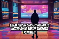Calm Day in Crypto Markets Noted Amid Tariff Threats Renewed