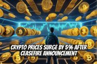 Crypto Prices Surge by 5% After Ceasefire Announcement