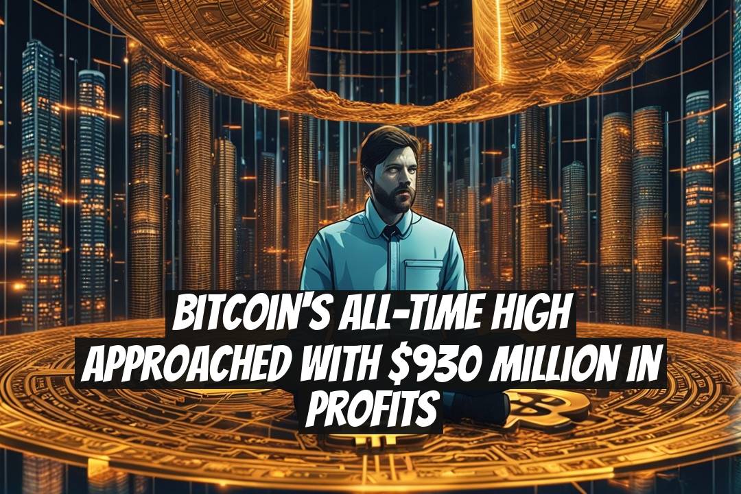 Bitcoin's All-Time High Approached with $930 Million in Profits