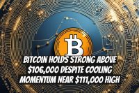 Bitcoin Holds Strong Above $106,000 Despite Cooling Momentum Near $111,000 High