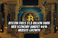 Bitcoin Fuels $1.5 Billion Dark Web Economy Amidst 44% Website Growth