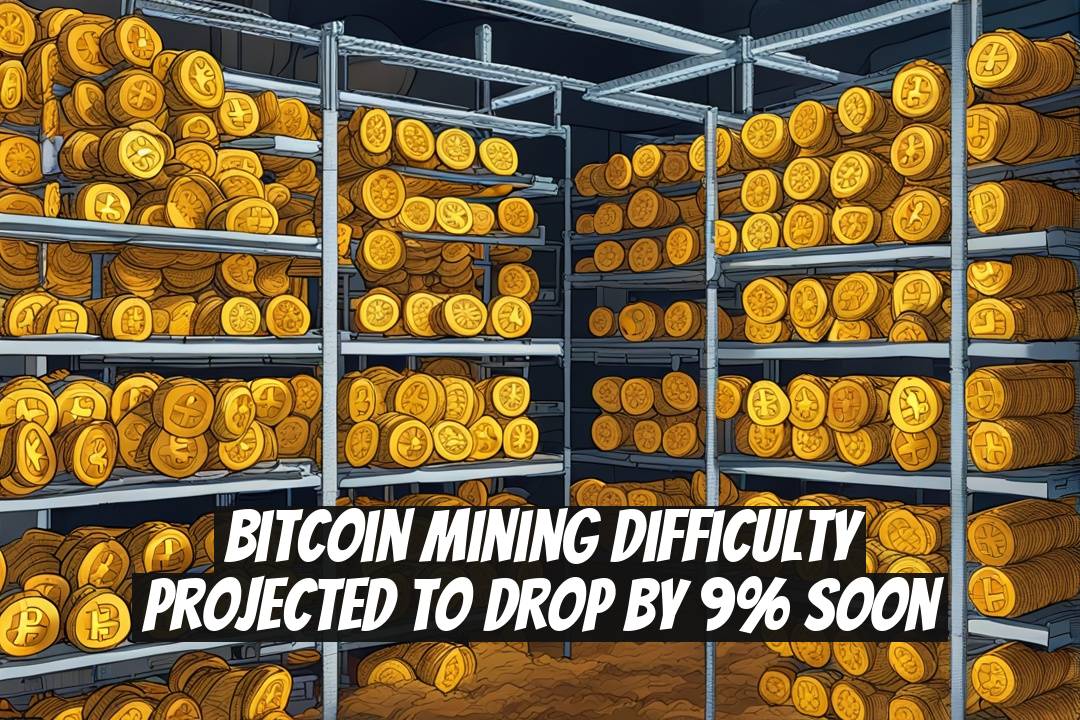 Bitcoin Mining Difficulty Projected to Drop by 9% Soon