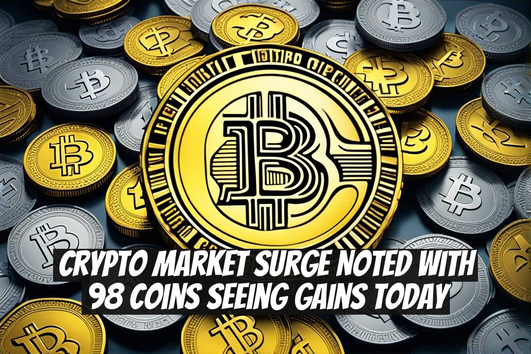 Crypto Market Surge Noted with 98 Coins Seeing Gains Today