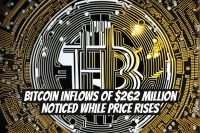 Bitcoin Inflows of $262 Million Noticed While Price Rises