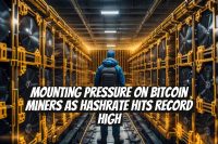 Mounting Pressure on Bitcoin Miners as Hashrate Hits Record High