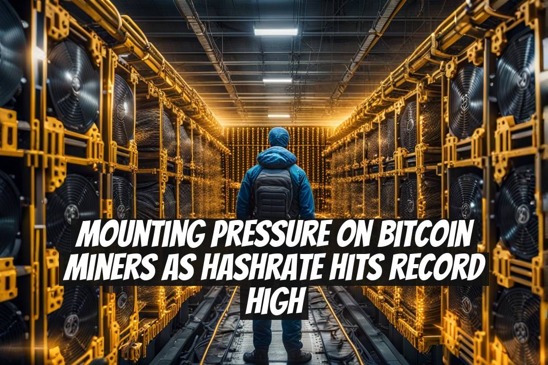 Mounting Pressure on Bitcoin Miners as Hashrate Hits Record High