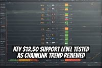 Key $12.50 Support Level Tested as Chainlink Trend Reviewed