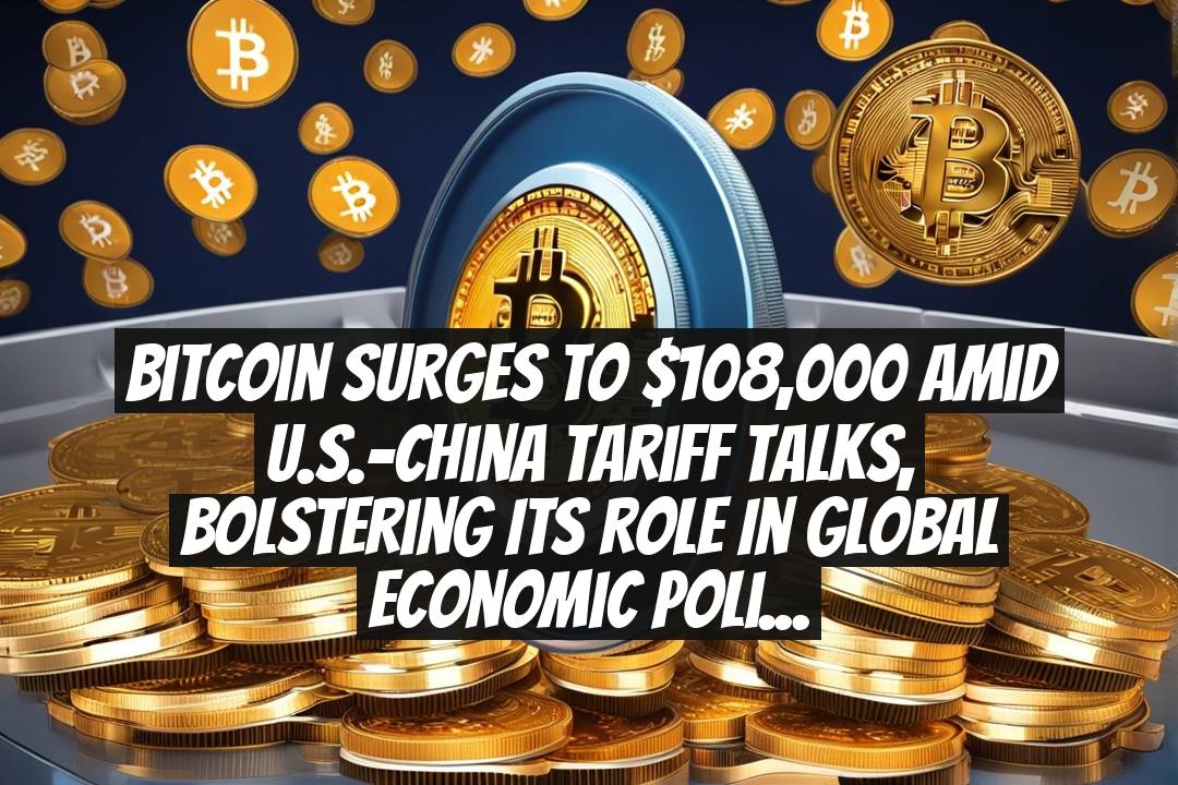 Bitcoin Surges to $108,000 Amid U.S.-China Tariff Talks, Bolstering Its Role in Global Economic Policies