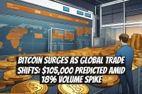 Bitcoin Surges As Global Trade Shifts: $105,000 Predicted Amid 18% Volume Spike