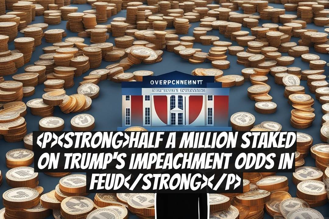 <p><strong>Half a Million Staked on Trump's Impeachment Odds in Feud</strong></p>