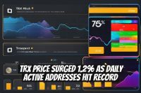 TRX Price Surged 1.2% as Daily Active Addresses Hit Record