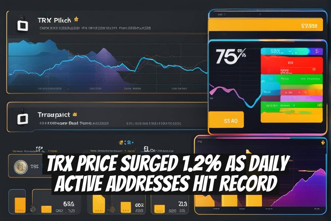 TRX Price Surged 1.2% as Daily Active Addresses Hit Record