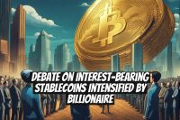 Debate on Interest-Bearing Stablecoins Intensified by Billionaire
