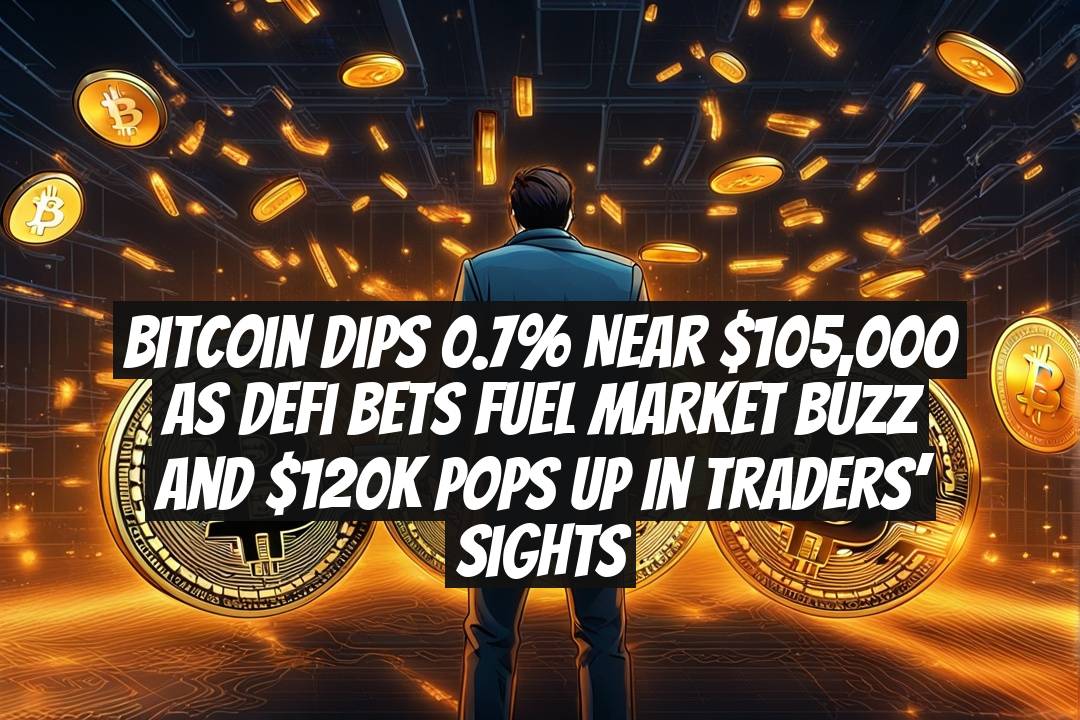 Bitcoin Dips 0.7% Near $105,000 as DeFi Bets Fuel Market Buzz and $120K Pops Up in Traders’ Sights