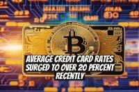 Average Credit Card Rates Surged to Over 20 Percent Recently