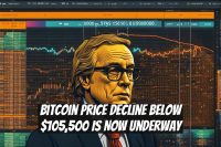 Bitcoin Price Decline Below $105,500 Is Now Underway