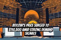 Bitcoin's Price Surged to $110,500 Amid Strong Demand Signals