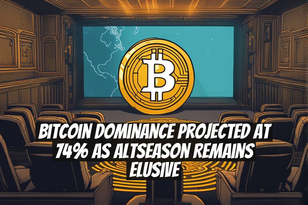 Bitcoin Dominance Projected at 74% as Altseason Remains Elusive