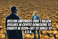 Bitcoin Empowers Over 1 Billion Dollars in Crypto Donations to Charity in 2024—Set to Surge to 2.5 Billion in 2025
