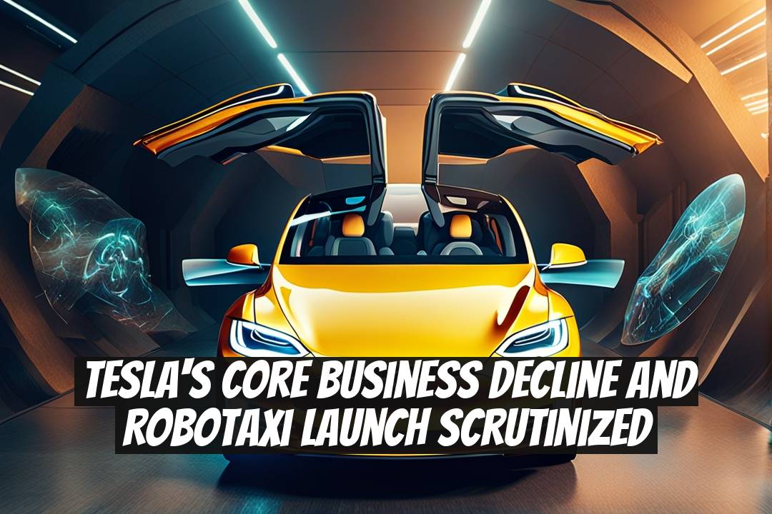 Tesla's Core Business Decline and Robotaxi Launch Scrutinized