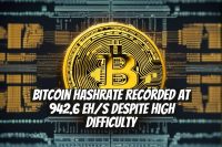 Bitcoin Hashrate Recorded at 942.6 EH/s Despite High Difficulty