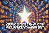 Cardano Secures 59% of Votes While XRP Faces Community Shift