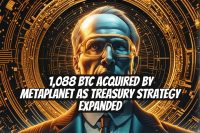 1,088 BTC Acquired by Metaplanet as Treasury Strategy Expanded
