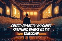 Crypto Projects' Accounts Suspended Amidst Major Takedown