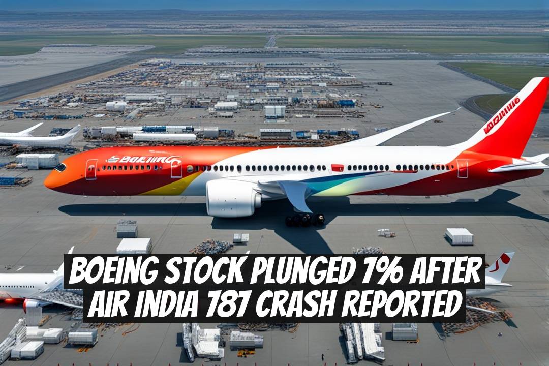 Boeing Stock Plunged 7% After Air India 787 Crash Reported