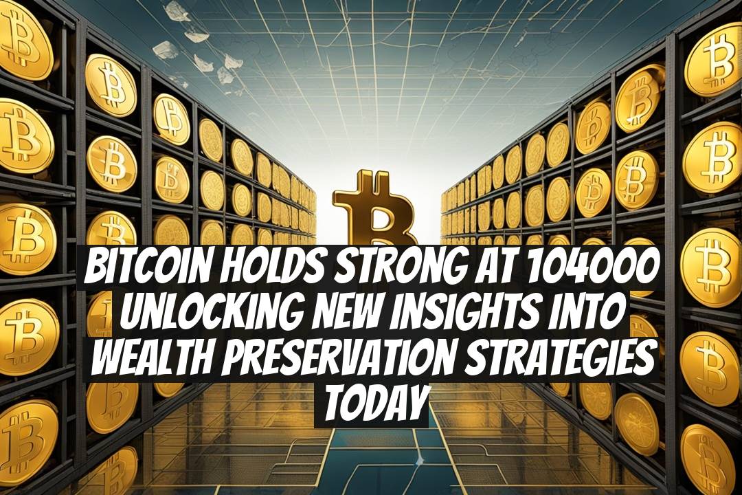 Bitcoin Holds Strong At 104000 Unlocking New Insights Into Wealth Preservation Strategies Today